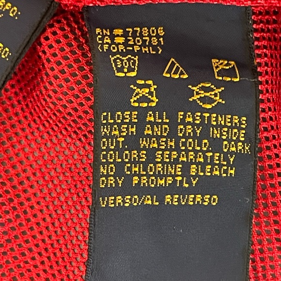 Tommy Hilger windbreaker blue and red size: XL - Picture 8 of 11